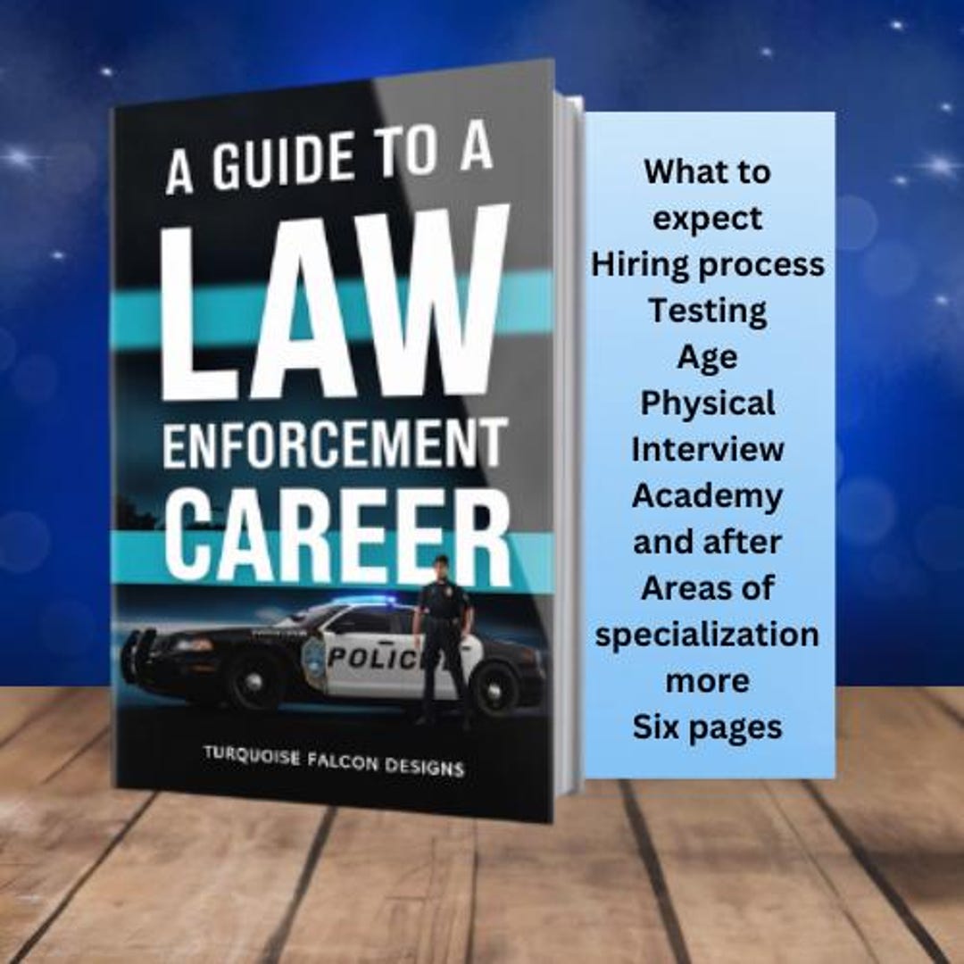 Law Enforcement Career Guide, Booklet, Informative, - Etsy