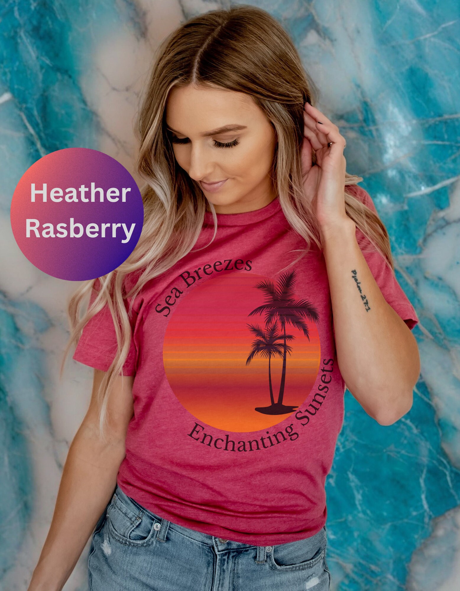 Sea Breeze Short Sleeve Tee, Family Beach Vacation Shirt, Gift
