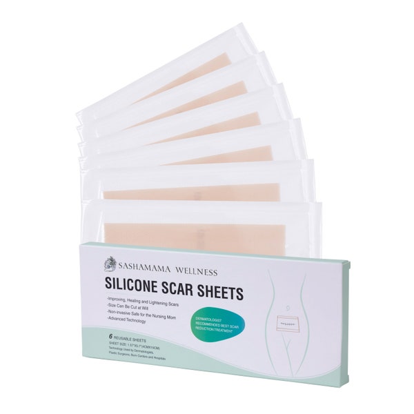 Medical Tape- Silicone Sheets - Wrinkle & Scar Removal - Silicone Scar Sheets - C-Section, Hypertrophic Scars