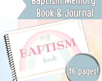 LDS Baptism Gift for Girls Memory Book and Journal Keepsake for kids Gift from primary presidency grandparents or friends 8 is great