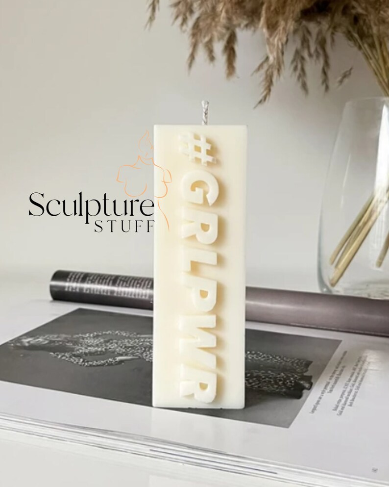 GRL PWR Candle / Soy Wax / Empowerment Candle/ Feminist Etsy