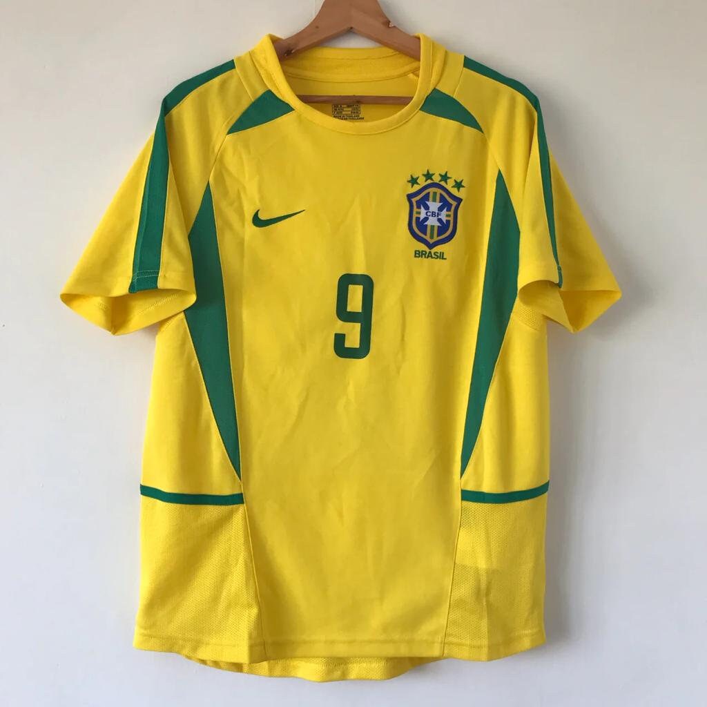 Camiseta retro Brasil 2002 (Ronaldo) #INSTACAMISETAS #camisetss