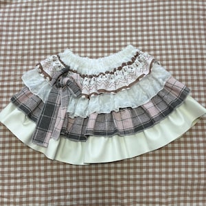 Faldas de patchwork hechas a mano, minifaldas, faldas de pastel, faldas Y2K, faldas Harajuku, faldas de encaje, faldas punk, faldas góticas, faldas de mujer, faldas de niña