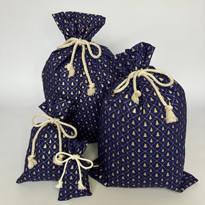 Gift bag, alternative gift packaging, gift sack, fabric bag, sack, bag bag