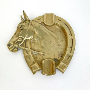 Brass Horse Ashtray - Etsy