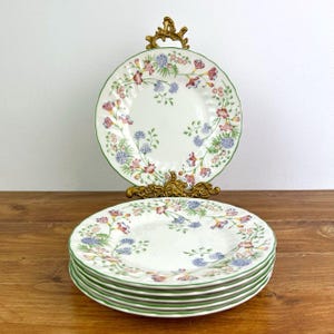 Set van 6 ontbijtborden Churchill - Made in Staffordshire, Engeland
