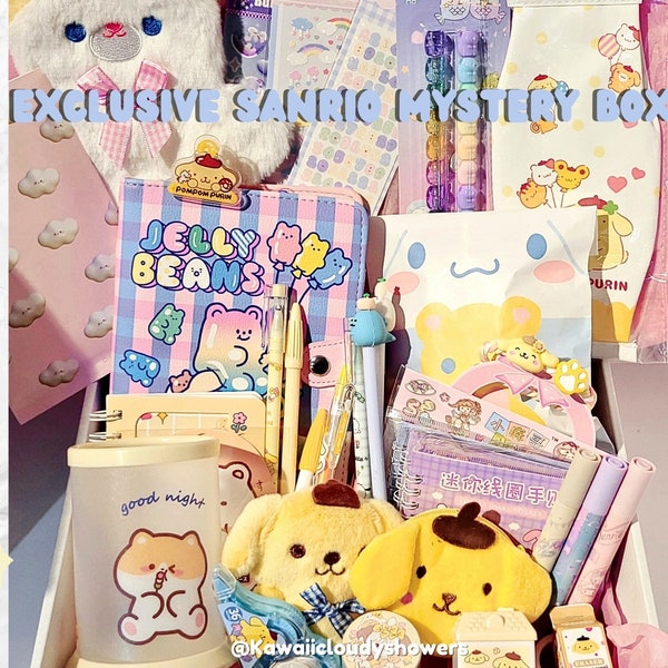 Sanrio Stationery Mystery Box, Kawaii Sanrio Surprise Box