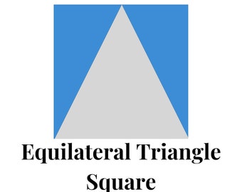 Gelijkzijdige driehoek Foundation Paper Piecing Sjablonen Meerdere maten Patroon Modern Klassiek Quilt Schroot Naaien Patchworkblok PDF FPP