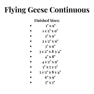 Szablon do patchworku z papieru w kształcie trójkąta ciągłego, wzór w wielu rozmiarach, nowoczesny klasyczny blok do szycia patchworku w formacie PDF FPP zdjęcie 7