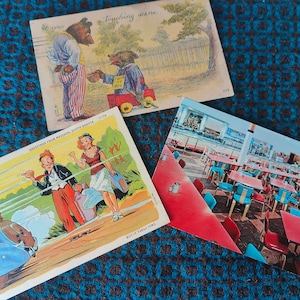 Antique Vintage Postcards - Set of Three