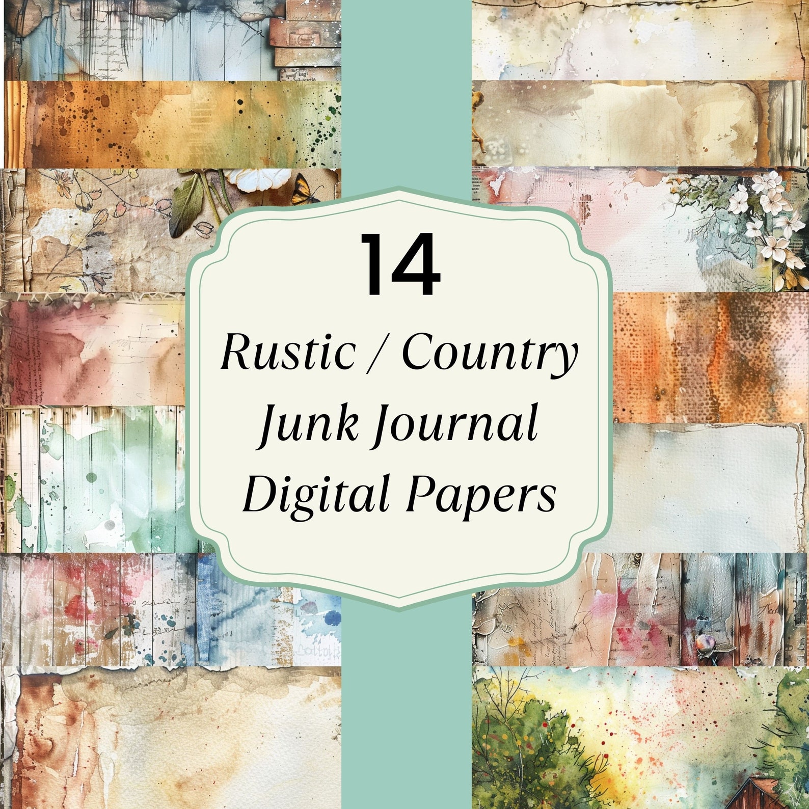 Rustic Country Junk Journal | Country Rustic Scrapbooking Pages ...