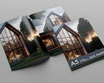 Custom A5 Booklet Printing | Professional Stapled Brochures, Catalogues & Zines | 170gsm Silk Paper | High-End Quality