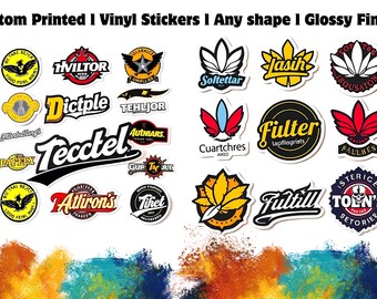 Custom Vinyl Stickers: Personalized Glossy Finish, Any Shape