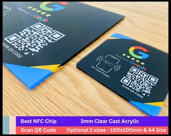 Google Review NFC Acrylic Business Sign