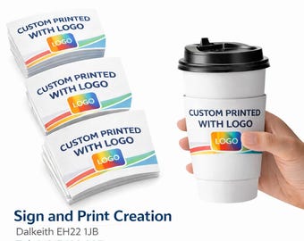 Custom Printed Coffee Cup Sleeves – Add Your Logo