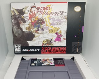 Chrono Trigger US Version Cart and Box Snes Tested and Working