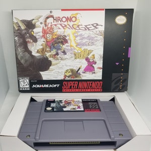 Chrono Trigger US Version Cart and Box Snes Tested and Working
