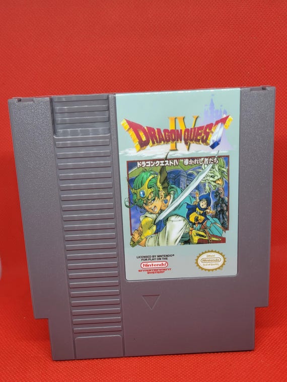 Dragon Quest IV Japanese Version Cart Only NES Tested and
