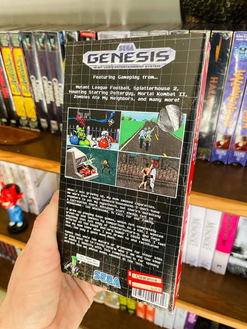 Sega Genesis Compilation Custom VHS image 6