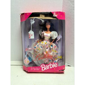 Vintage 1994 Birthday Barbie Doll In Original Box