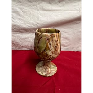 Vintage Onyx Stone Goblet