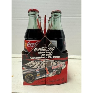 NASCAR Limited Edition Coca-Cola Classic 6-Pack Bottles Featuring Dale Earnhardt
