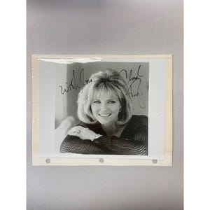Cheryl Ladd Autographed Black & White 8x10 Photo With Love Inscription