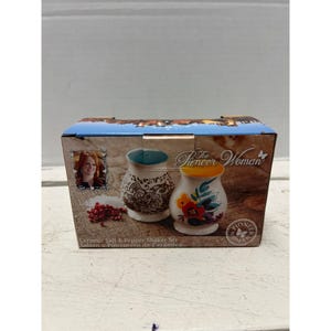 The Pioneer Woman Ceramic Salt and Pepper Shaker Set With Floral & Scroll Design