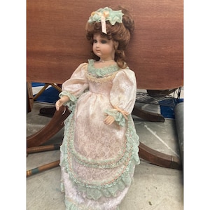 William Tung Collection Daphne and Baby Porcelain Doll