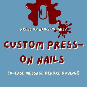 Custom press-on nails