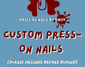 Custom press-on nails