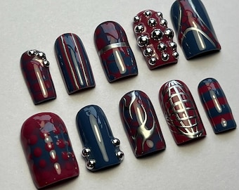 Muted Berry, Press On nails