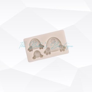 BUNNY BUTT and FEET Trio Silicone Mold