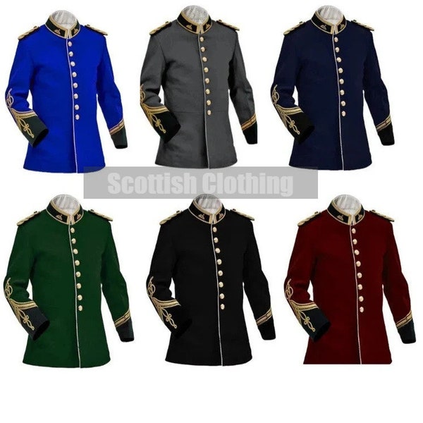 Traditional Army 1879 British Anglo Zulu War Jacket Vintage Officer Tunic Circa Jacket Men & Women Wedding Jacket All Size| Chest 34” to 54”