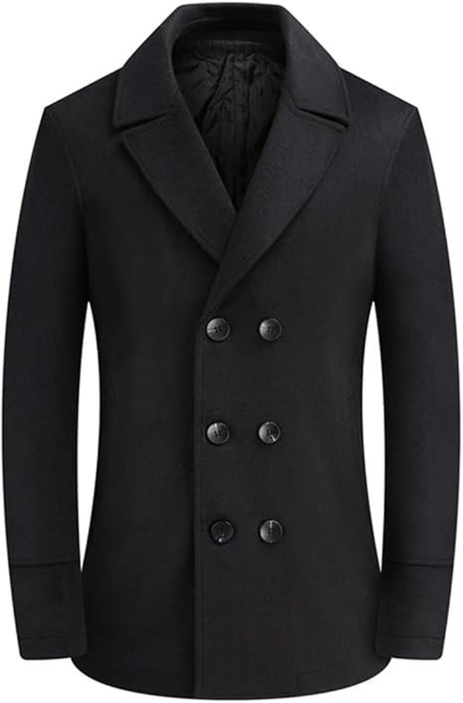 Thick Woolen Coat For Middle-aged Men