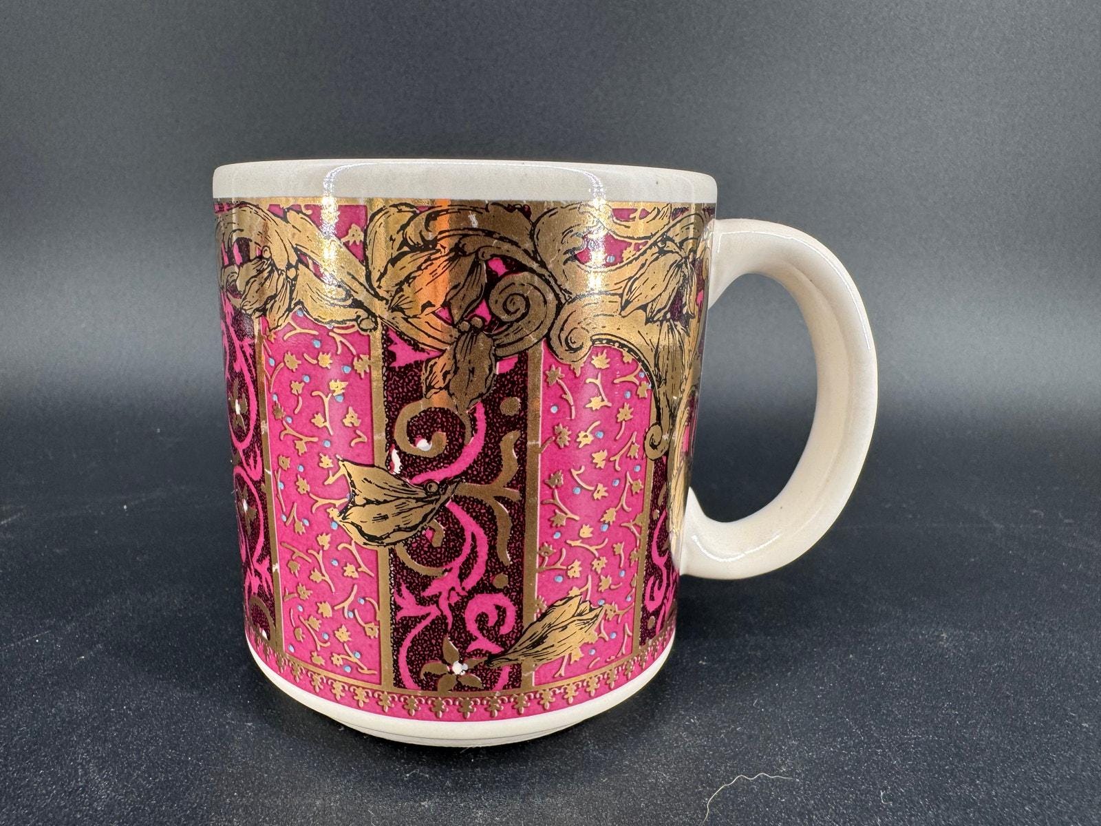 12 Ounce Floral Mug - Etsy