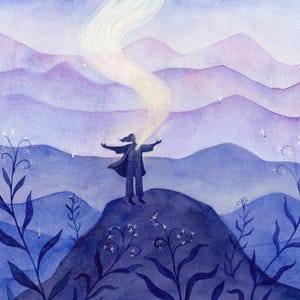 Elemento Vento • Ilustração em aquarela