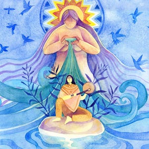 Element Water •  Watercolour Illustration