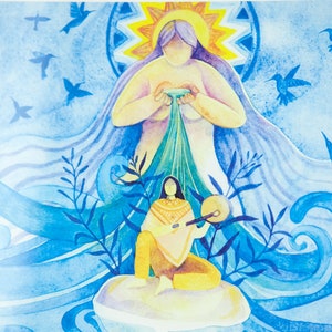 Element Wasser • Aquarell Illustration