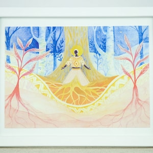 Element Erde • Aquarell Illustration