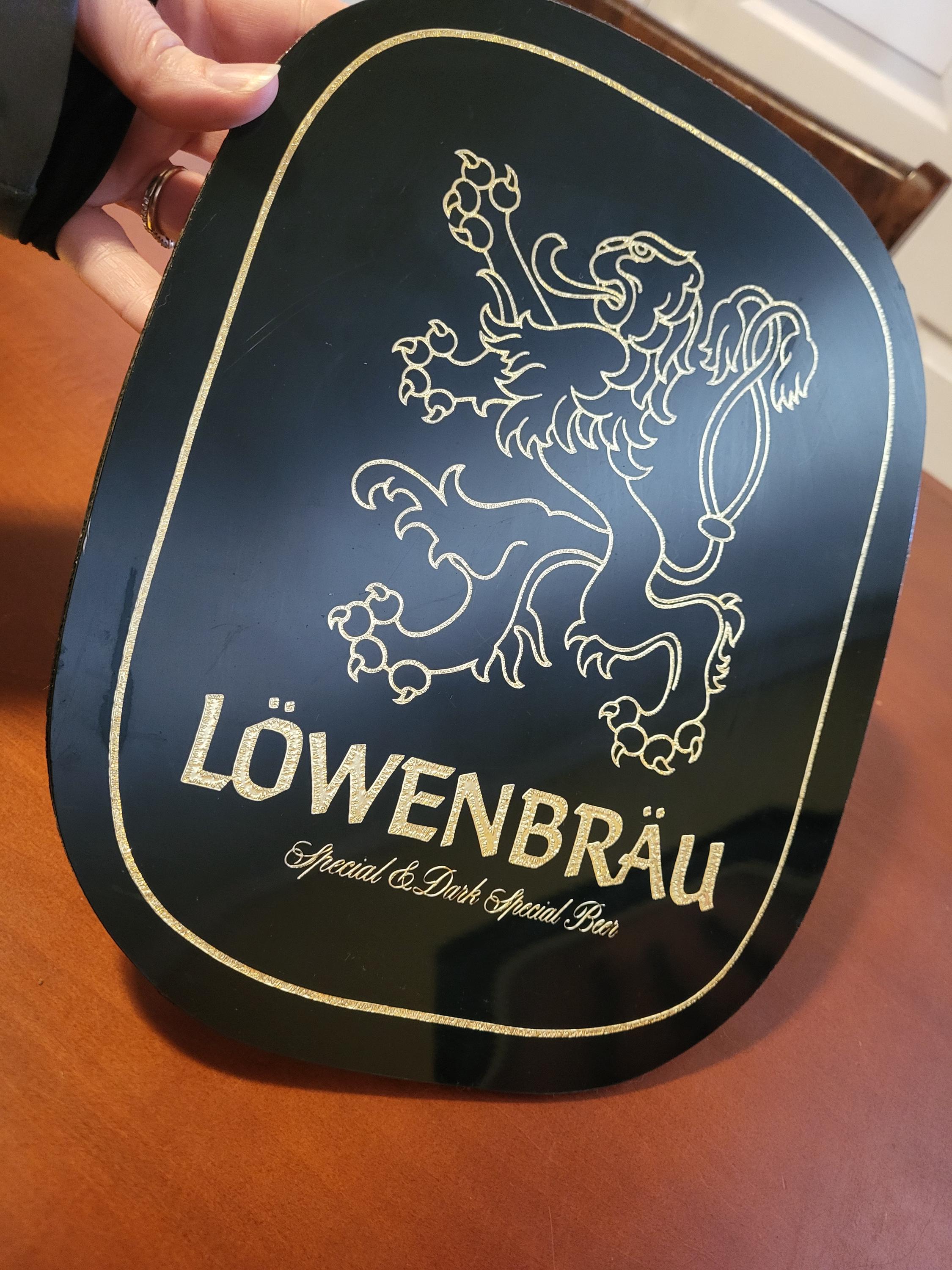 Lowenbrau Beer Sign - Etsy