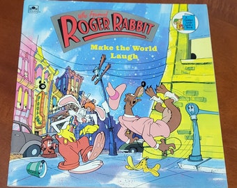 Who Framed Roger Rabbit, Make the World Laugh, 1988, Vintage 80s Kids ...