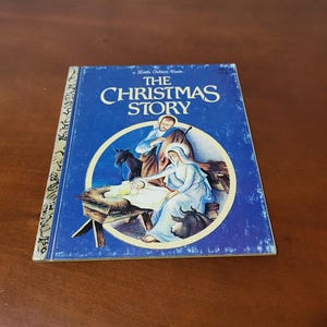1952 Vintage Little Golden Book: The Christmas Story (Hardcover)