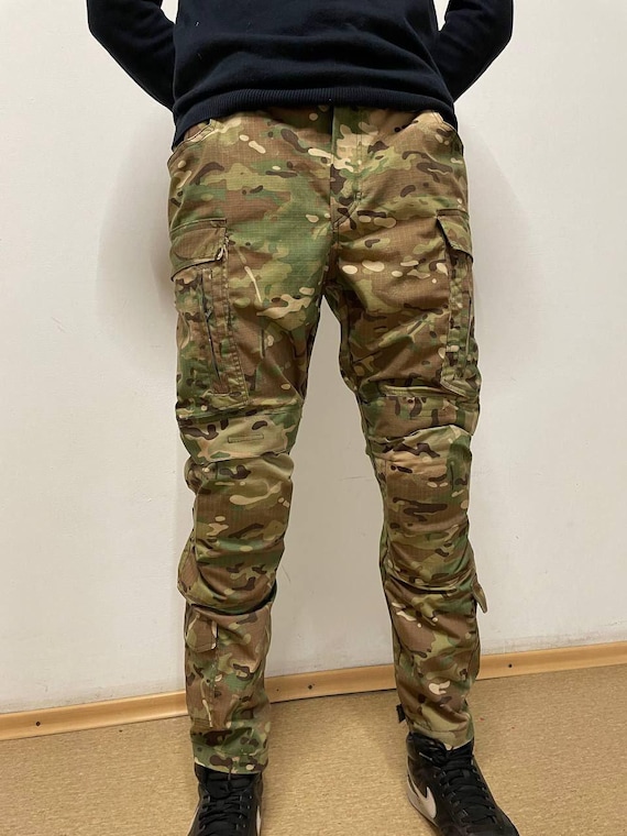 NEAT military fabric camo slacks 最終価格 Ukrainian Army Trousers With Kneepads | Pixel Camo Military