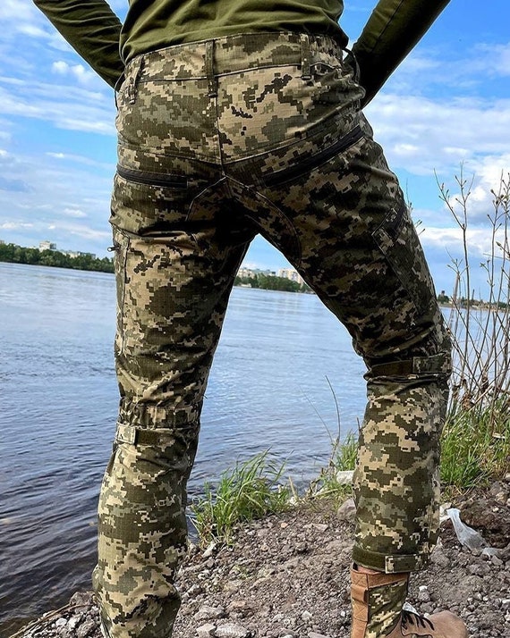 Pantaloni Mimetici Digitali Pantaloni Tattici Blu Turchi - Foto 3