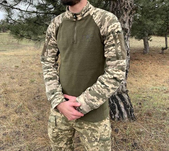 Vintage Winter Combat Shirt Armed Forced of Ukraine - Pixel MM14