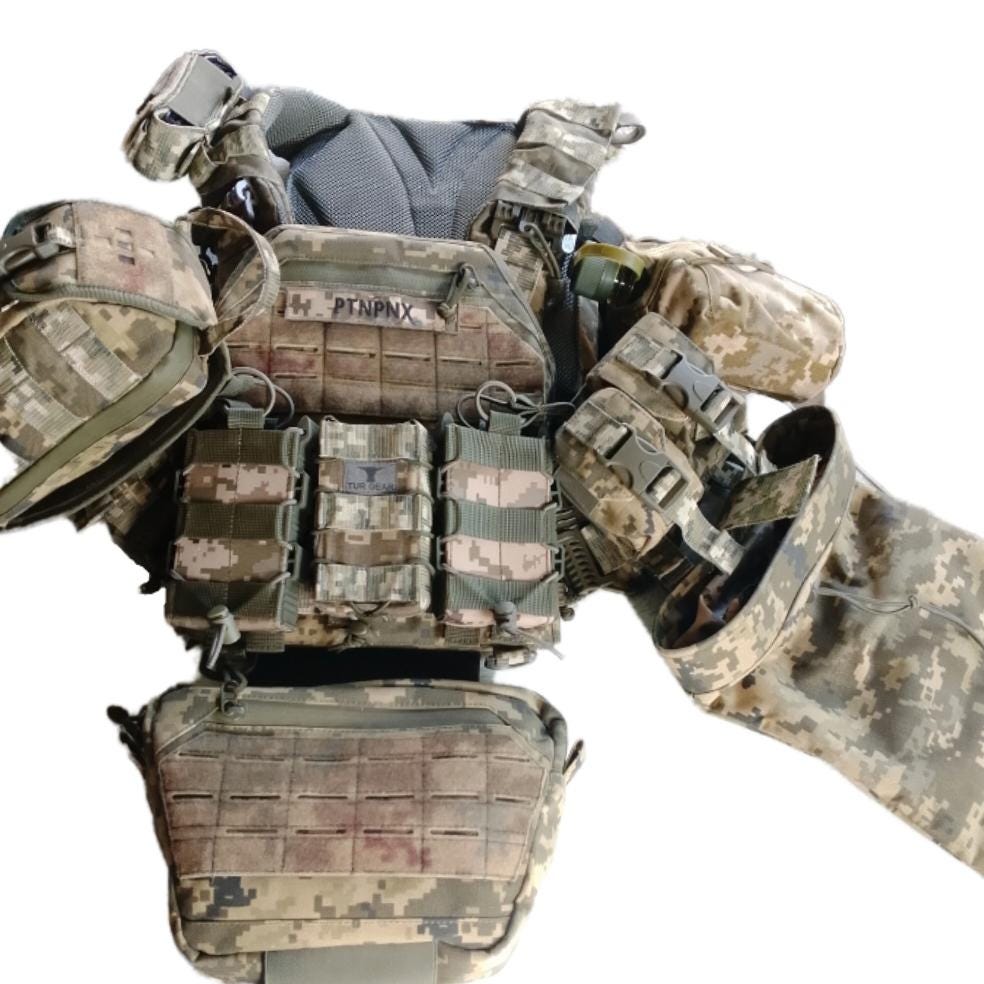 Professional MM14 Pixel Plate Carrier: Cordura Nylon Body Armor
