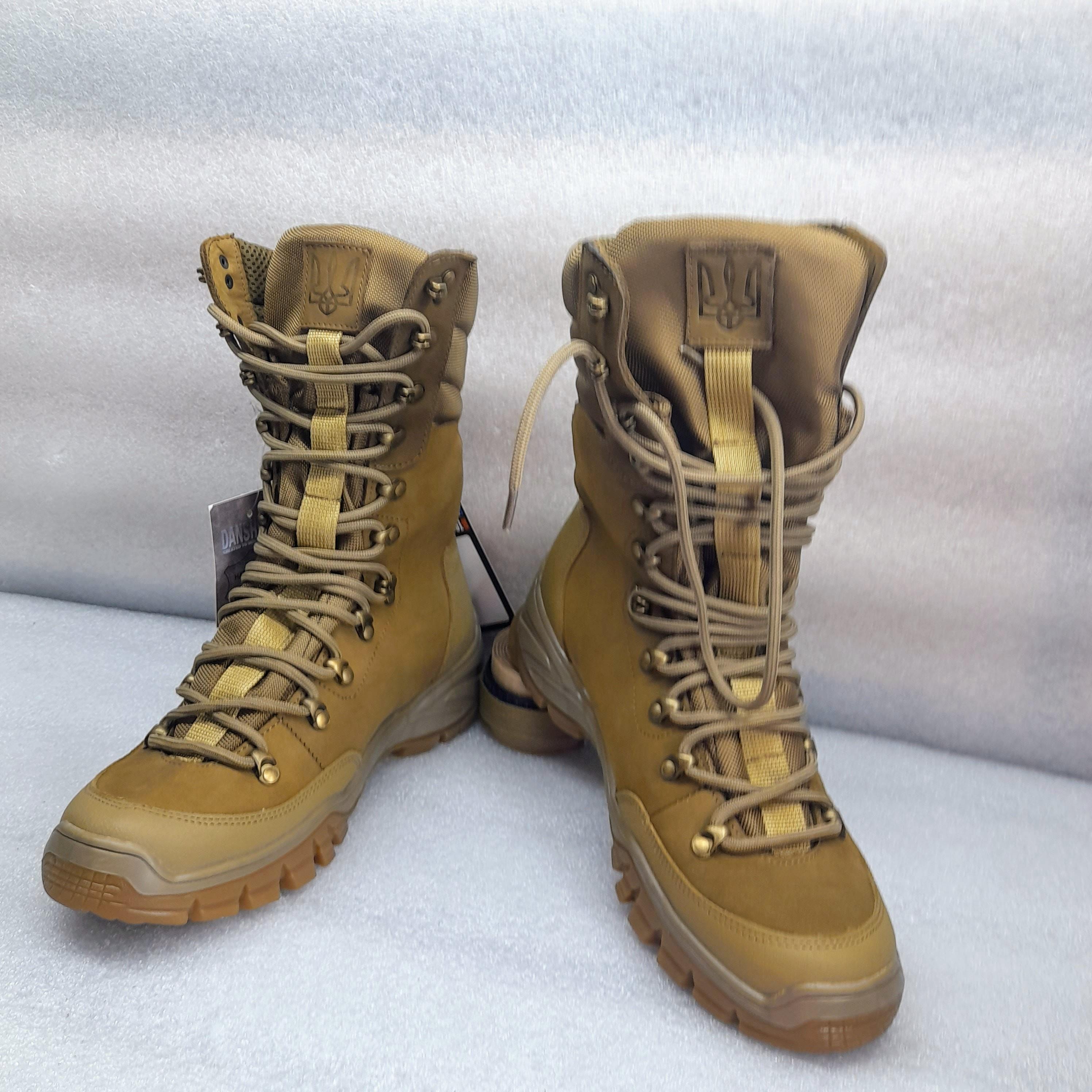 D010 Ukrainian Army Boots With KEVLAR - Sturdy Combat Footwear for Men ...