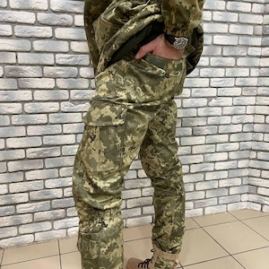 Ukrainska stridsbyxor GORKA 2 | Ukrainska Pixel Camo MM14 | Militära fältbyxor Gorka