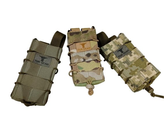 FAkOソフトマガジンポーチ（AKまたはAR-15マガジン用）。タクティカル